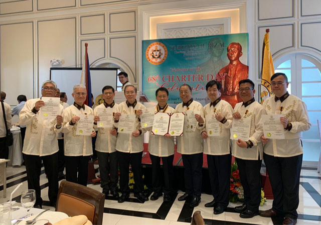 Dr. Lam Was Awarded The “Knight Of Rizal Medal” In The Philippines.