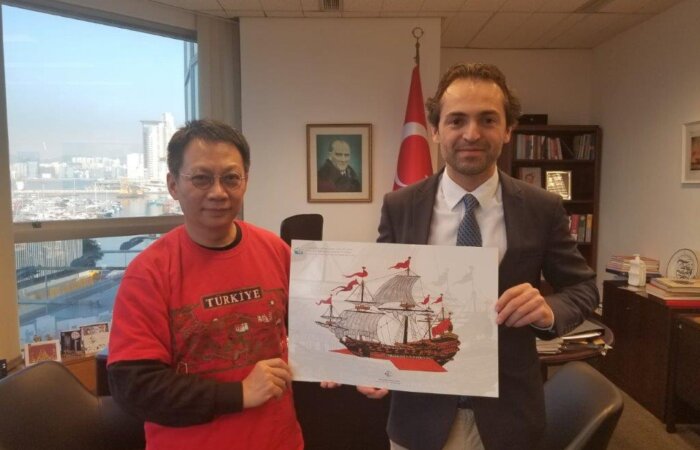 林健忠博士拜訪土耳其駐港總領事Peyami Kalyoncu