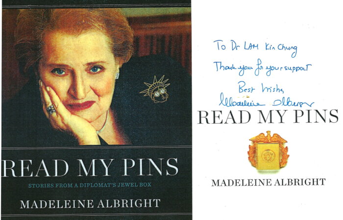 470 Read My Pins – Madeleine Albright