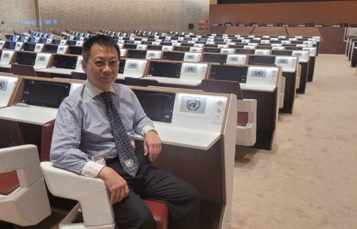 On 15 June 2022，Dr. Lam Visited UNHCR Headquarter Geneva.