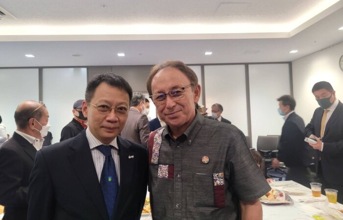 On 6 December 2022, Dr. Lam Met Governor Denny Tamaki Of Okinawa Perfecture.