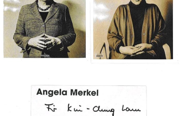 On 26 November 2022, Dr. Lam Received The Signed Portrait Book From Dr. Angela Merkel, The Former Chancellor Of Germany